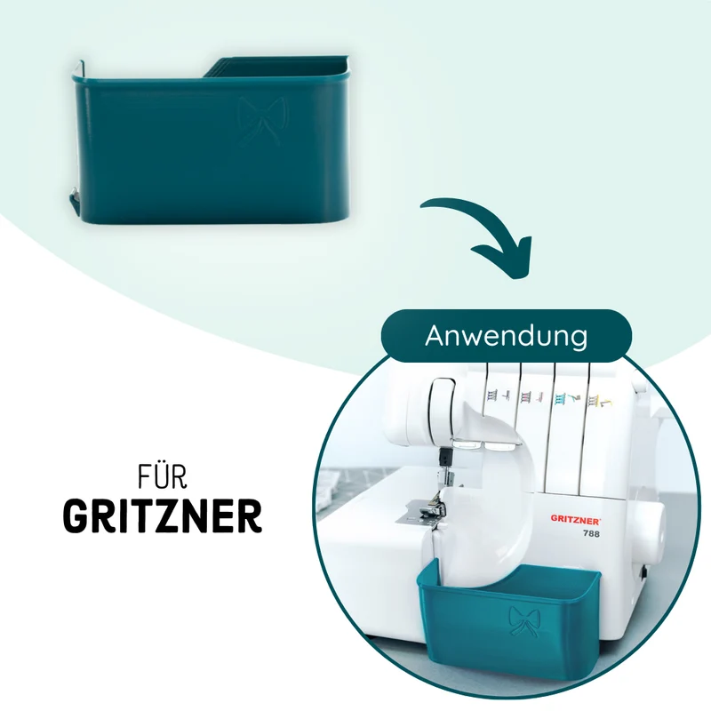 Auffangbehälter für Gritzner Overlocks