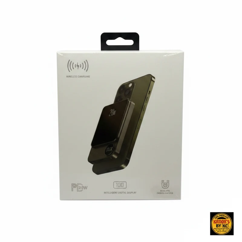 Magnetische Wireless Powerbank Model Q9 Plus – 10.000 mAh – PD 20W – Schwarz