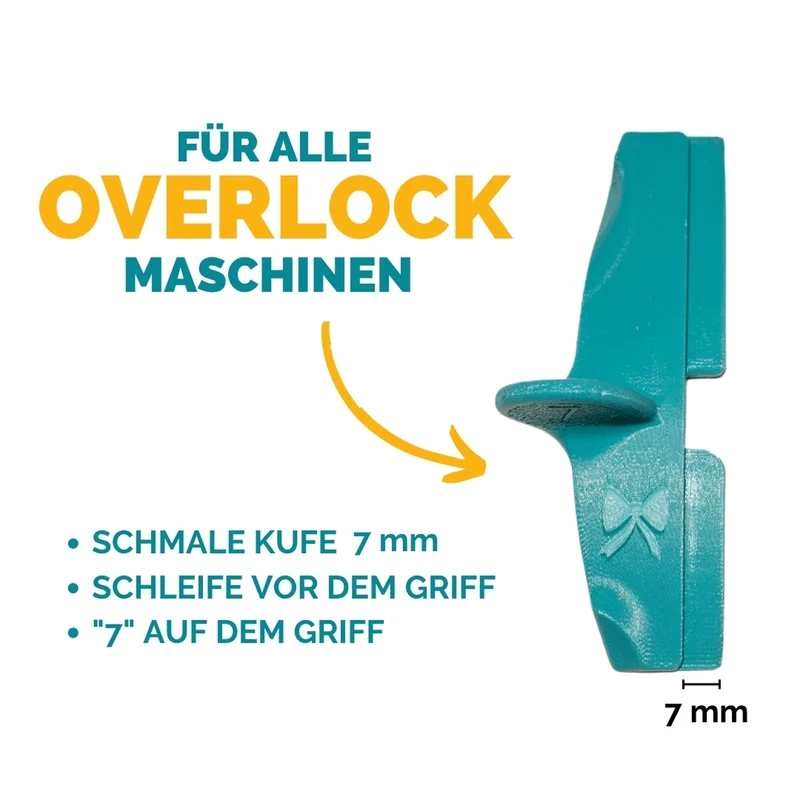 Nähbrücke für Overlocks