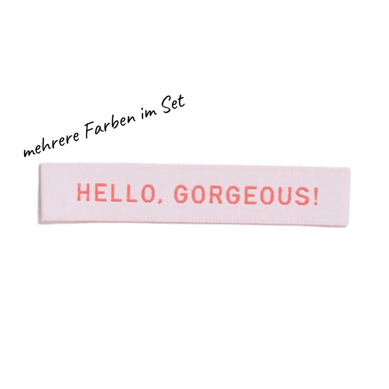 HELLO, GORGEOUS Label-Set by KATM