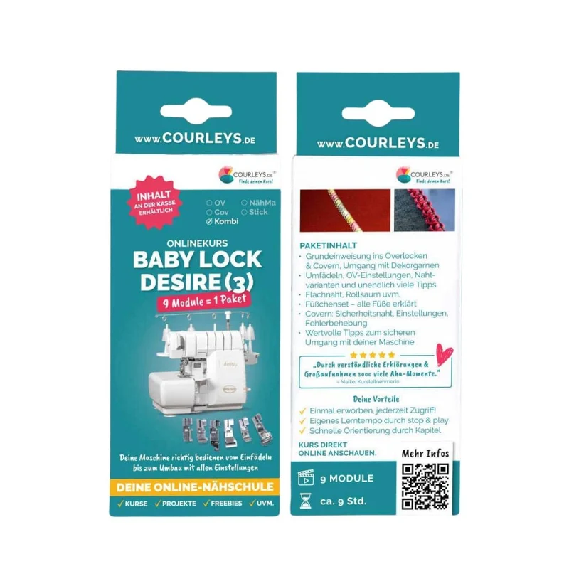 baby lock Desire (3) Kurspaket