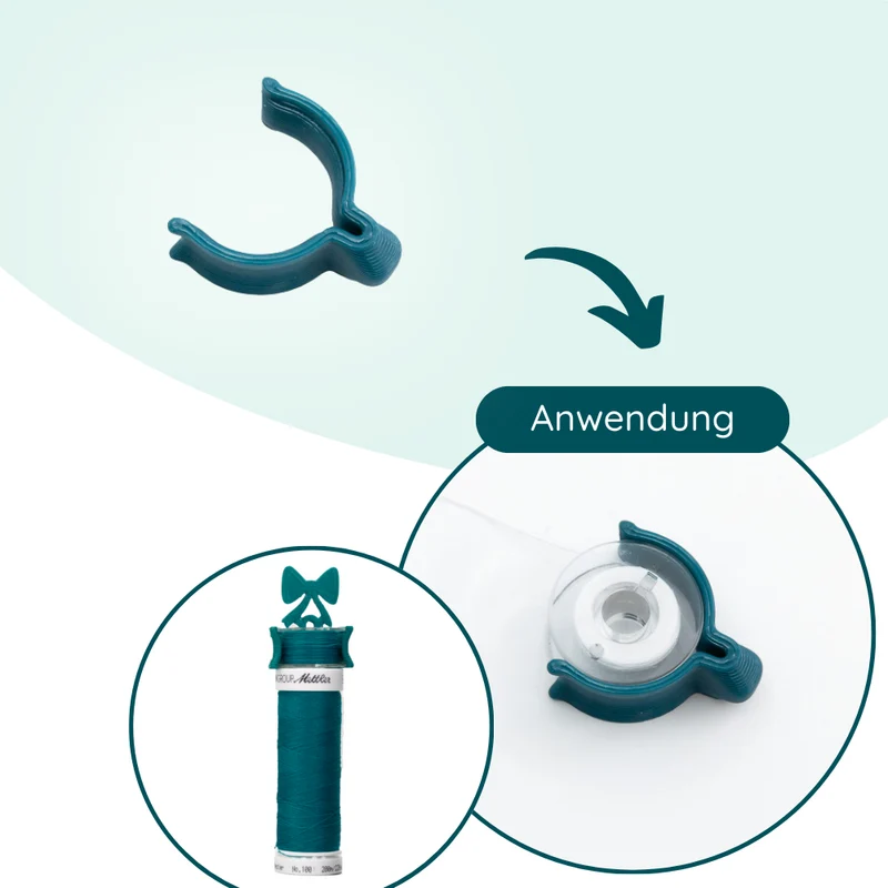 10er Pack Unterfaden-Spulenclips