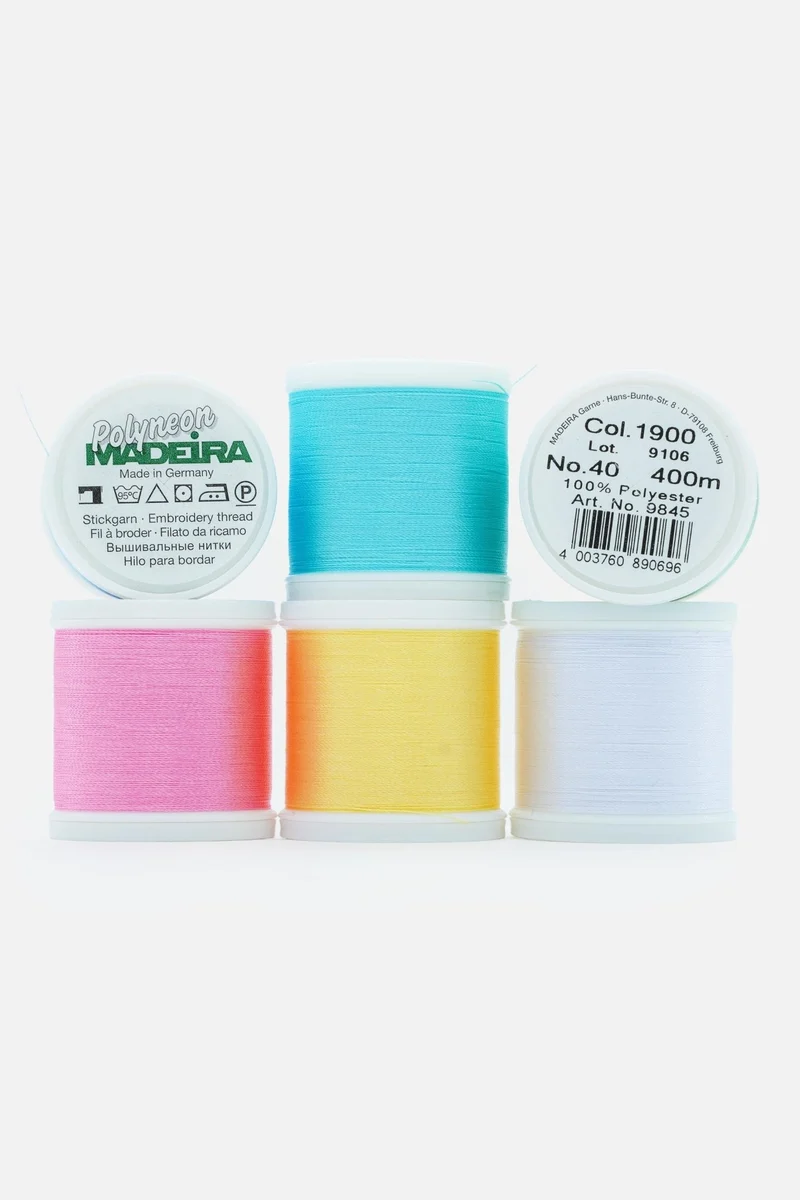 Madeira Polyneon 40 Stickgarn-Set »Cotton Candy« – 6 × 400 m