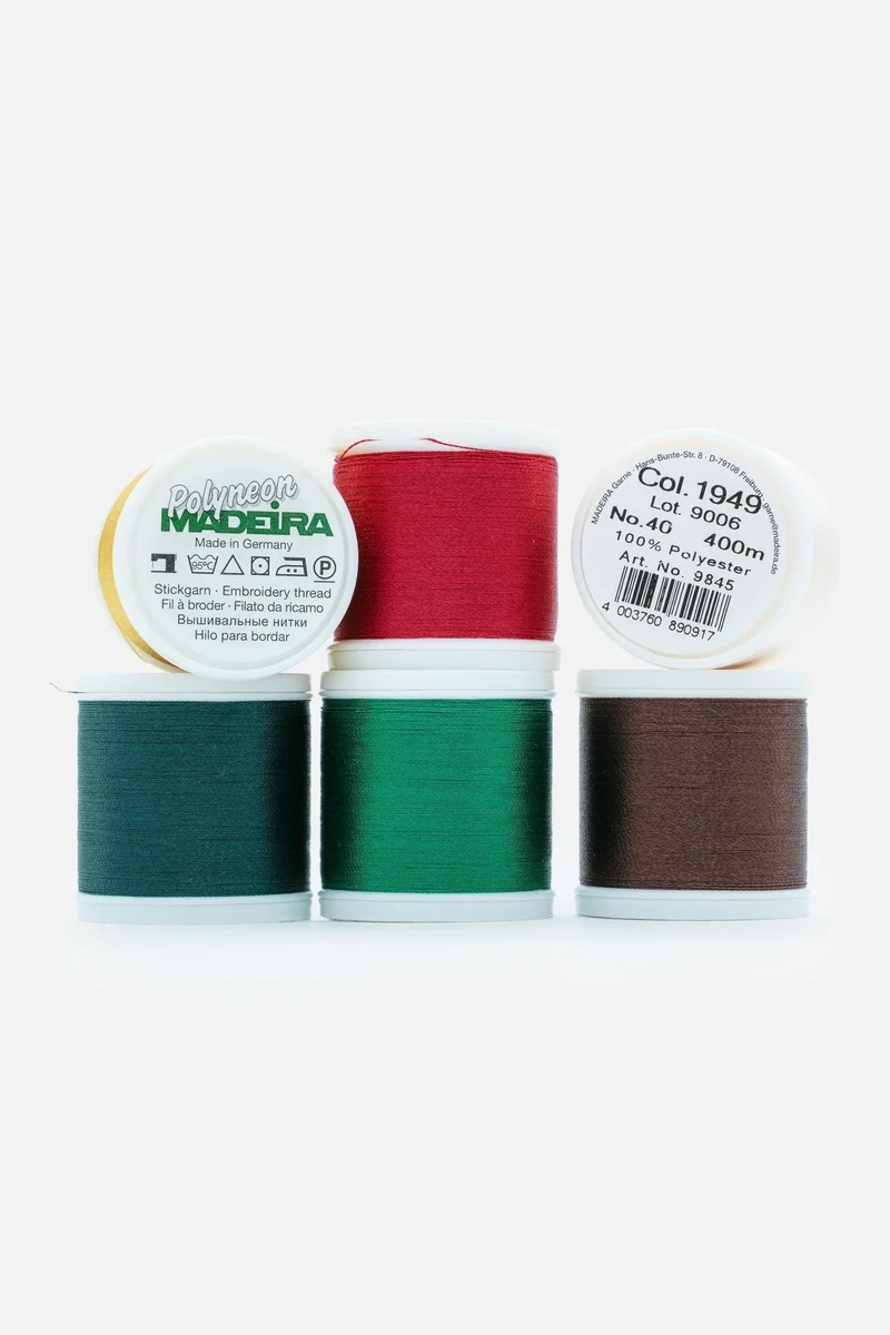 Madeira Polyneon 40 Stickgarn-Set »Christmas« – 6 × 400 m