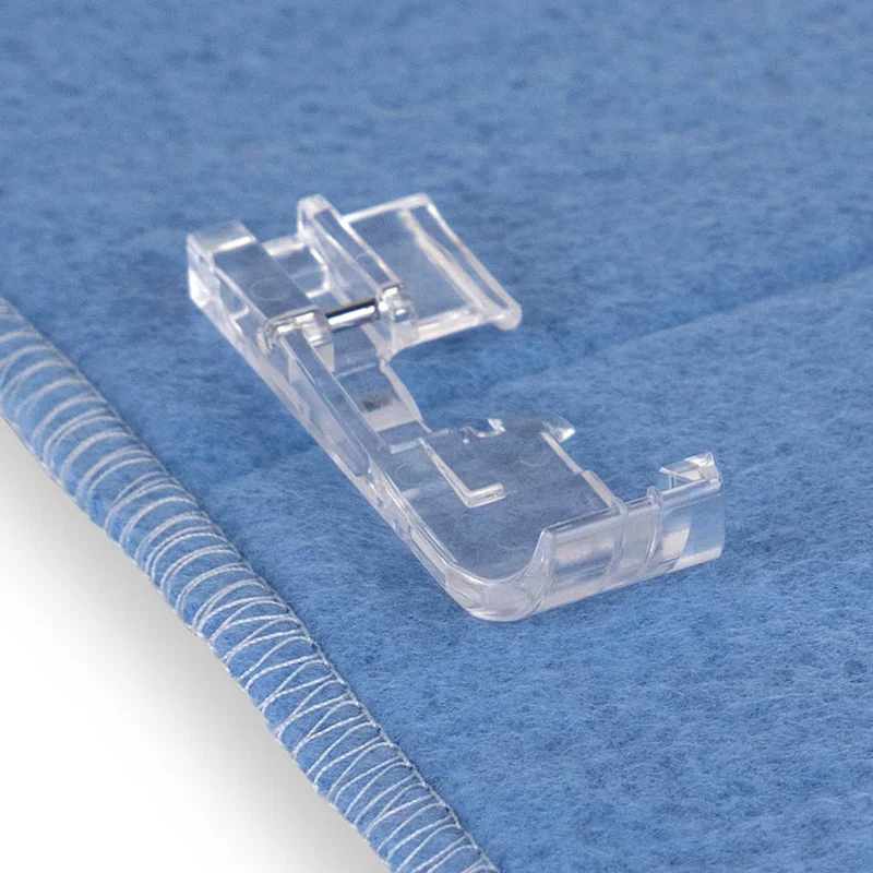 baby lock Transparenter Kurvenfuss Coverlock