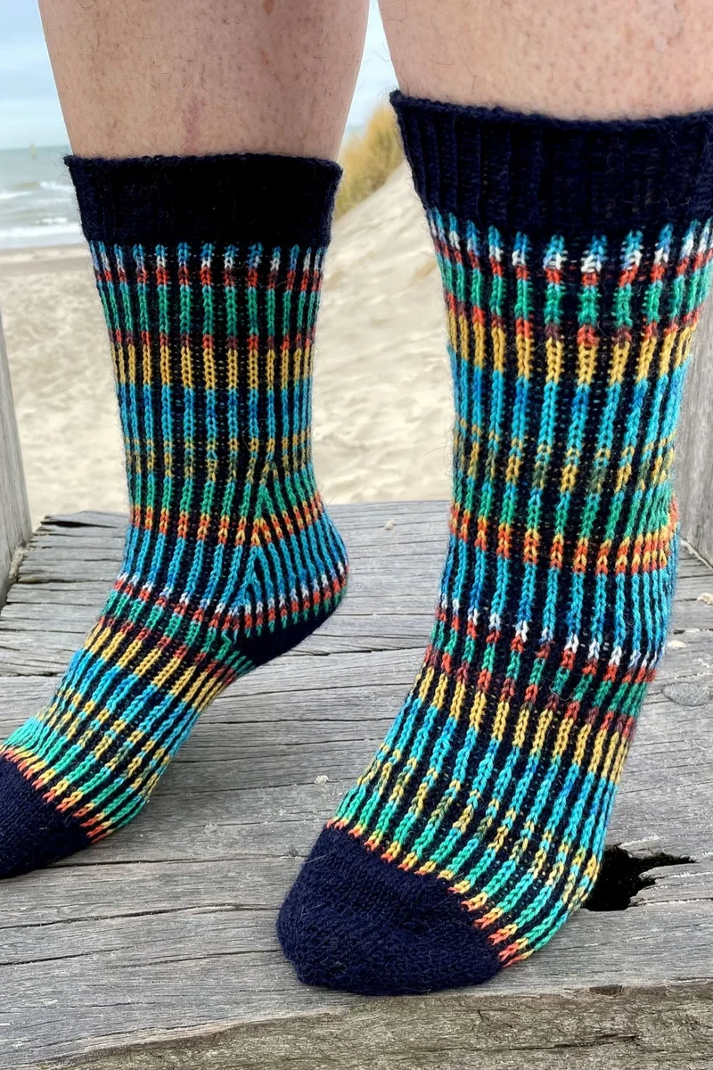 Strickanleitung Socken ANBU (PDF)