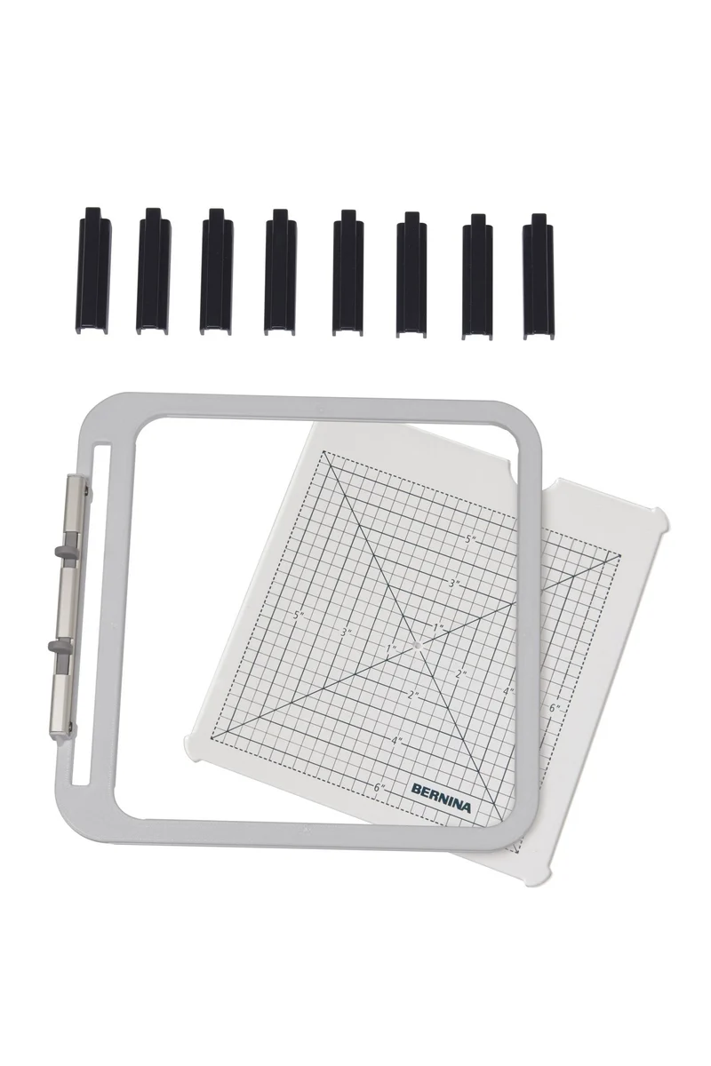 BERNINA Medium Klemmen-Stickrahmen – 215 × 215 mm
