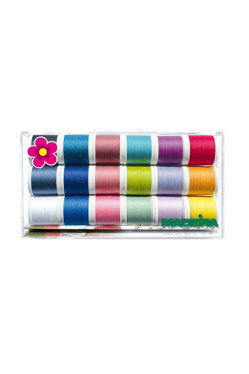 Madeira Aerofil 120 Clear Box – 18 × 400 m