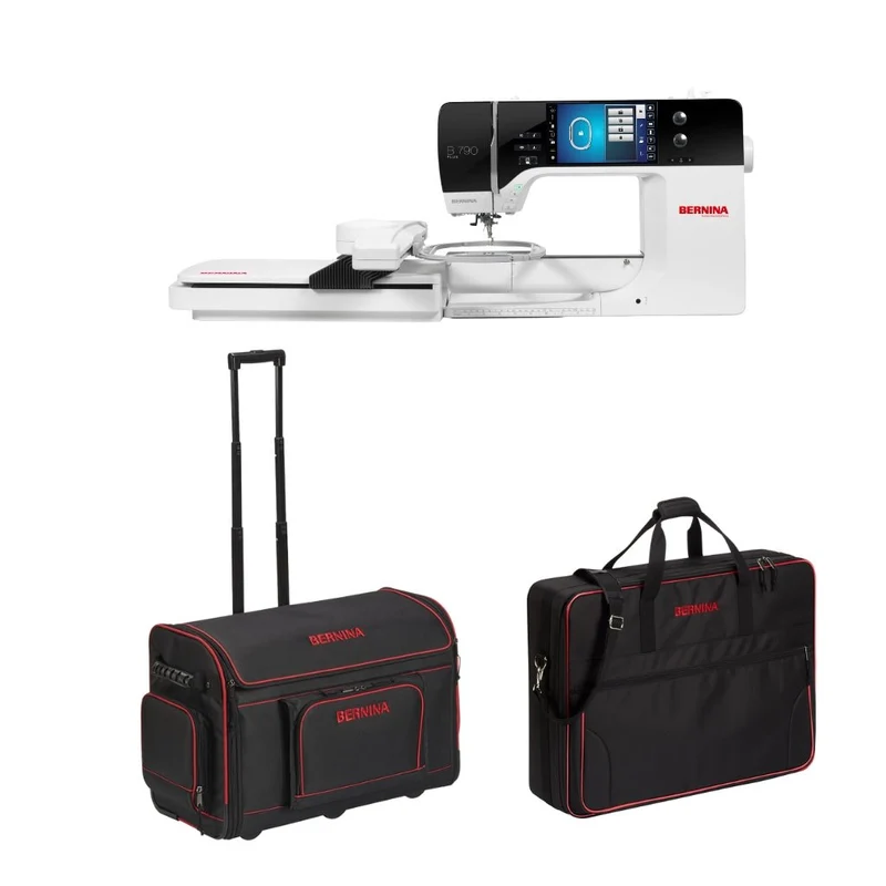 Bernina B 790 PRO mit SDT Stickmodul inkl. Bernina XL-Trolley Set