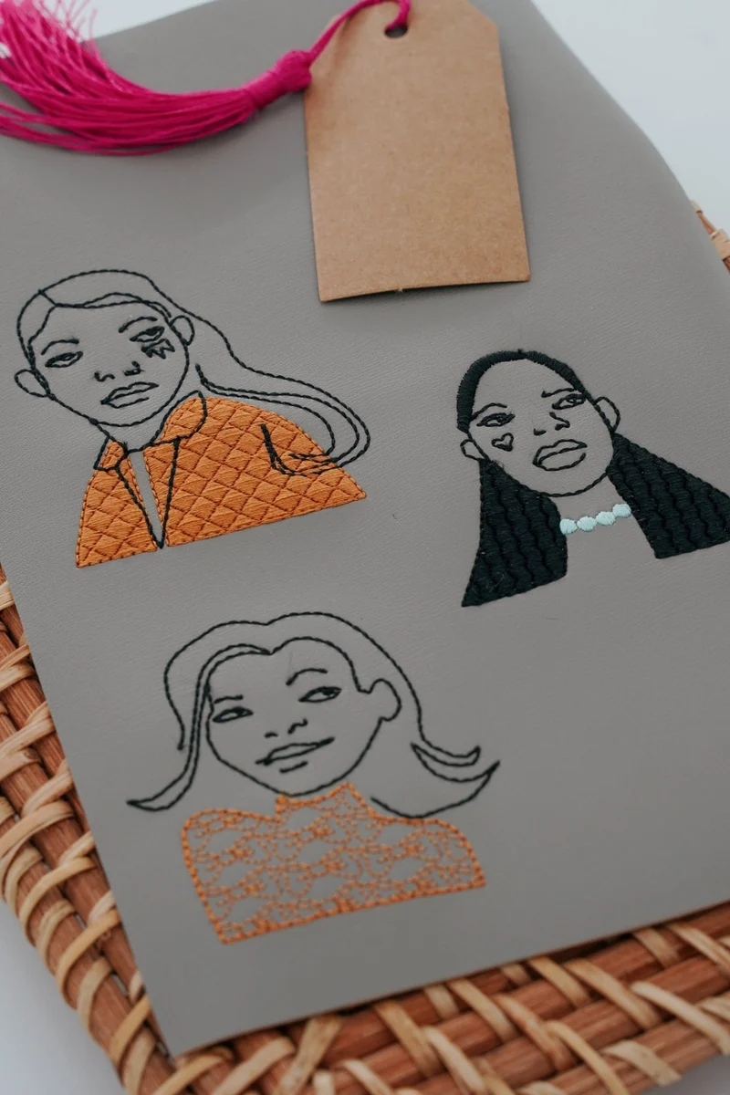 Stickdatei Fashion Scribbles