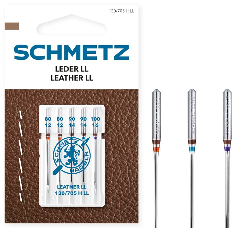 Schmetz Leder-Nadeln 5er Packung Stärke 80 - 100
