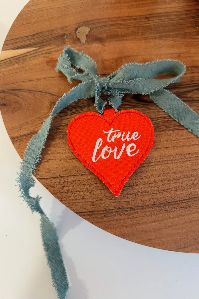 ITH Stickdatei Anhänger TRUE LOVE