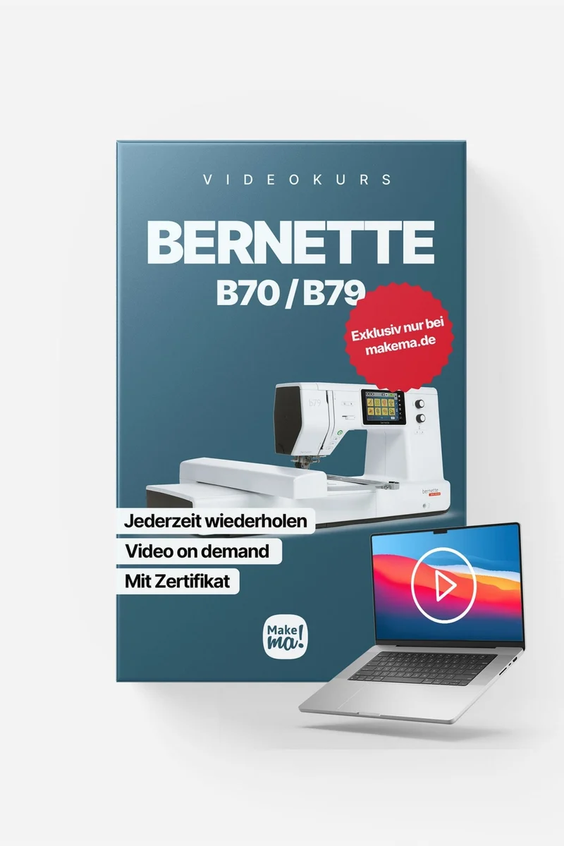 bernette b70 DECO Stickmaschine mit Videokurs