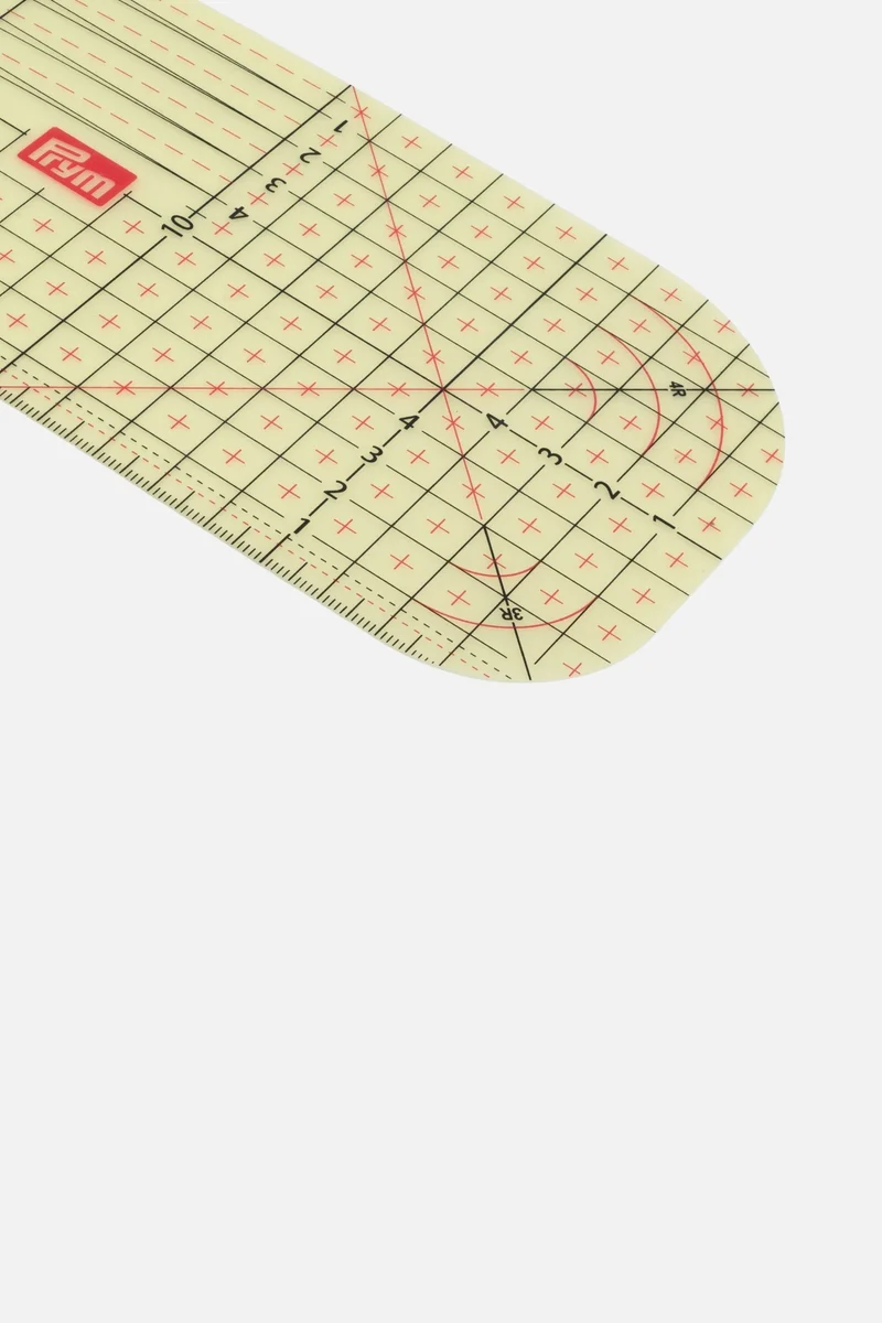 PRYM - Bügellineal transparent – 30 × 10 cm