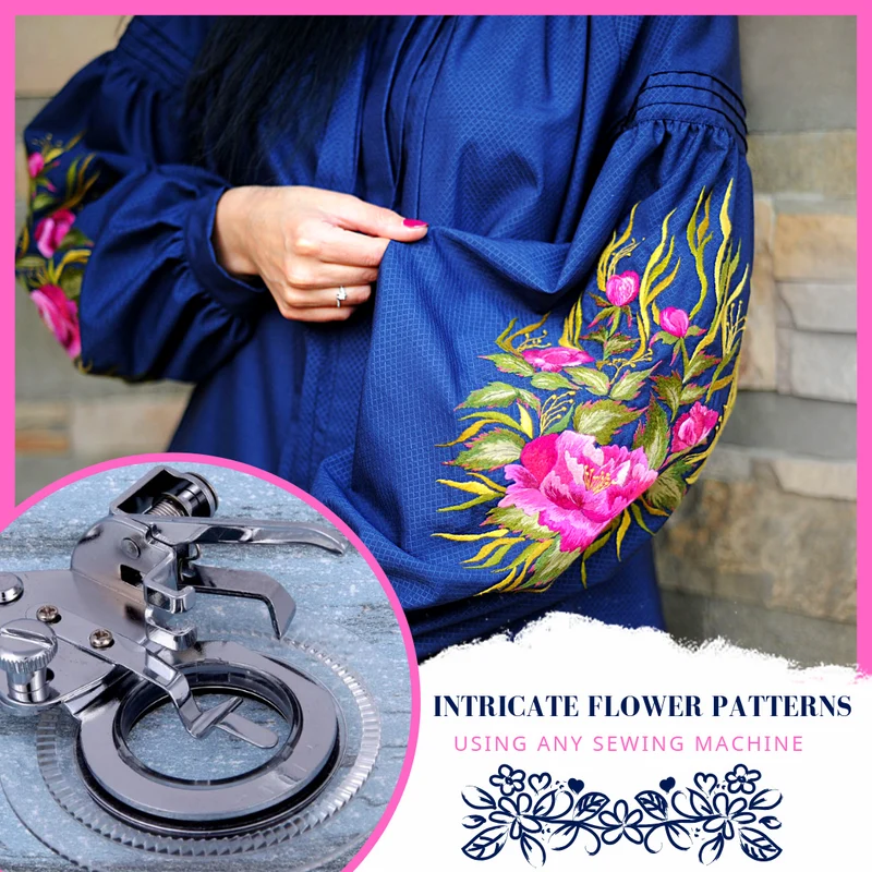 Mystique Patterns - Flower Stitch Foot Press