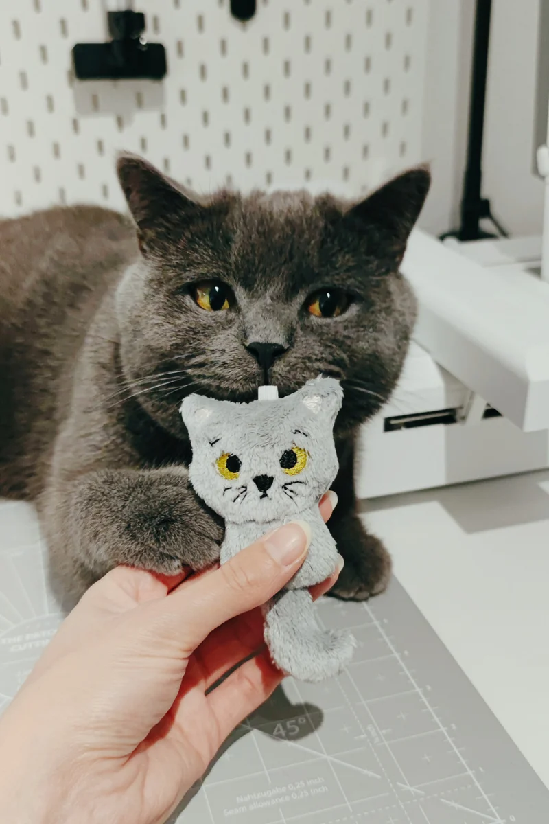 ITH Stickdatei Katze