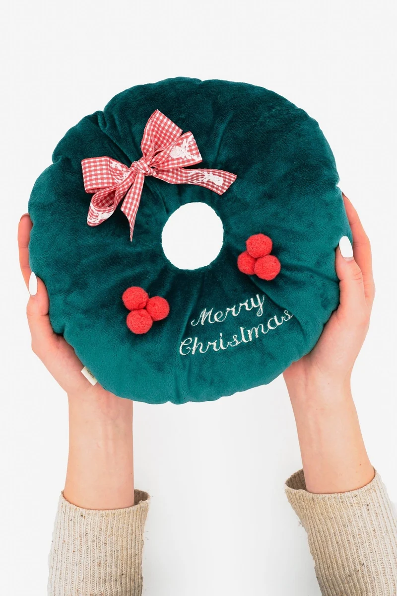 Schnittmuster Weihnachtskranz