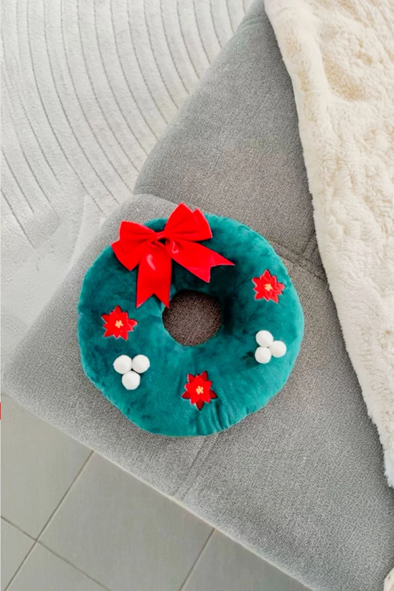Schnittmuster Weihnachtskranz