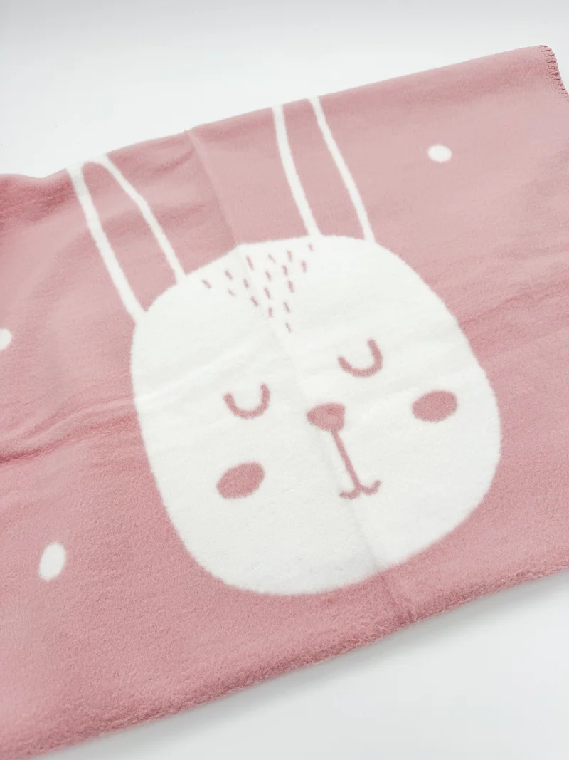 Babydecke »Hasi« - 100% Bio-Baumwolle – 70 × 100 cm