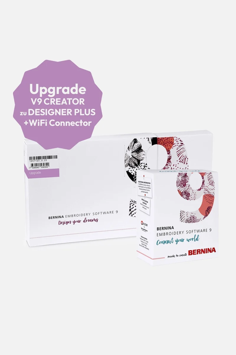 BERNINA V9 Designer Plus Sticksoftware (inkl. WiFi-Gerät)