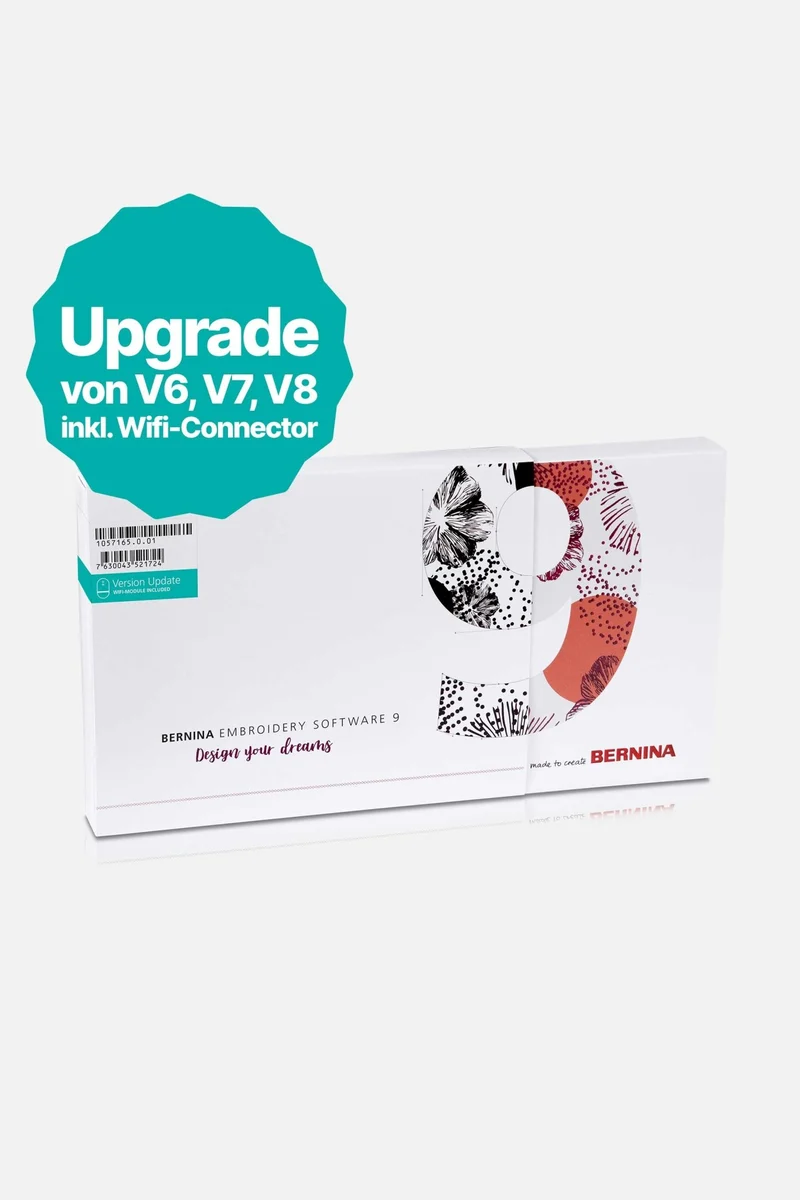 BERNINA V9 Designer Plus Sticksoftware (inkl. WiFi-Gerät)