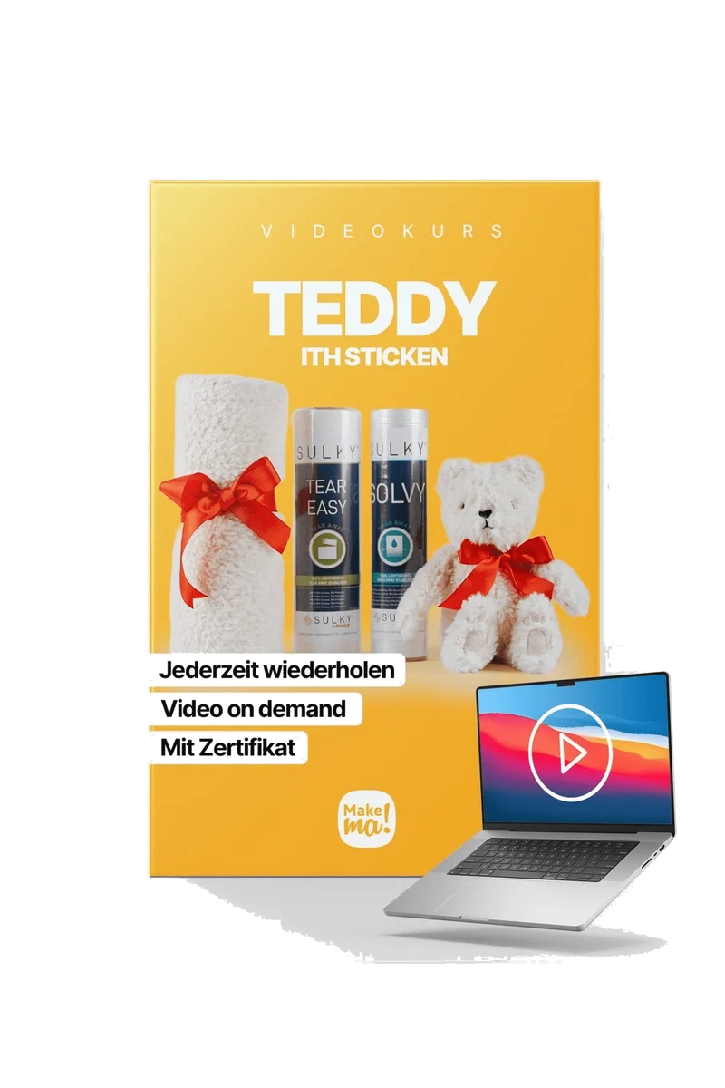 Videokurs: Teddy ITH sticken