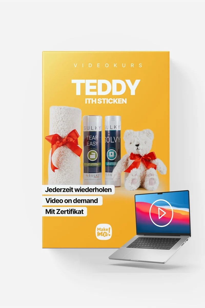 Videokurs: Teddy ITH sticken