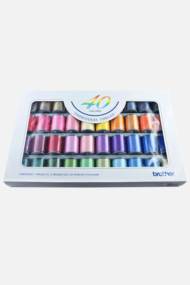 Brother Stickgarn-Set 40 Farben