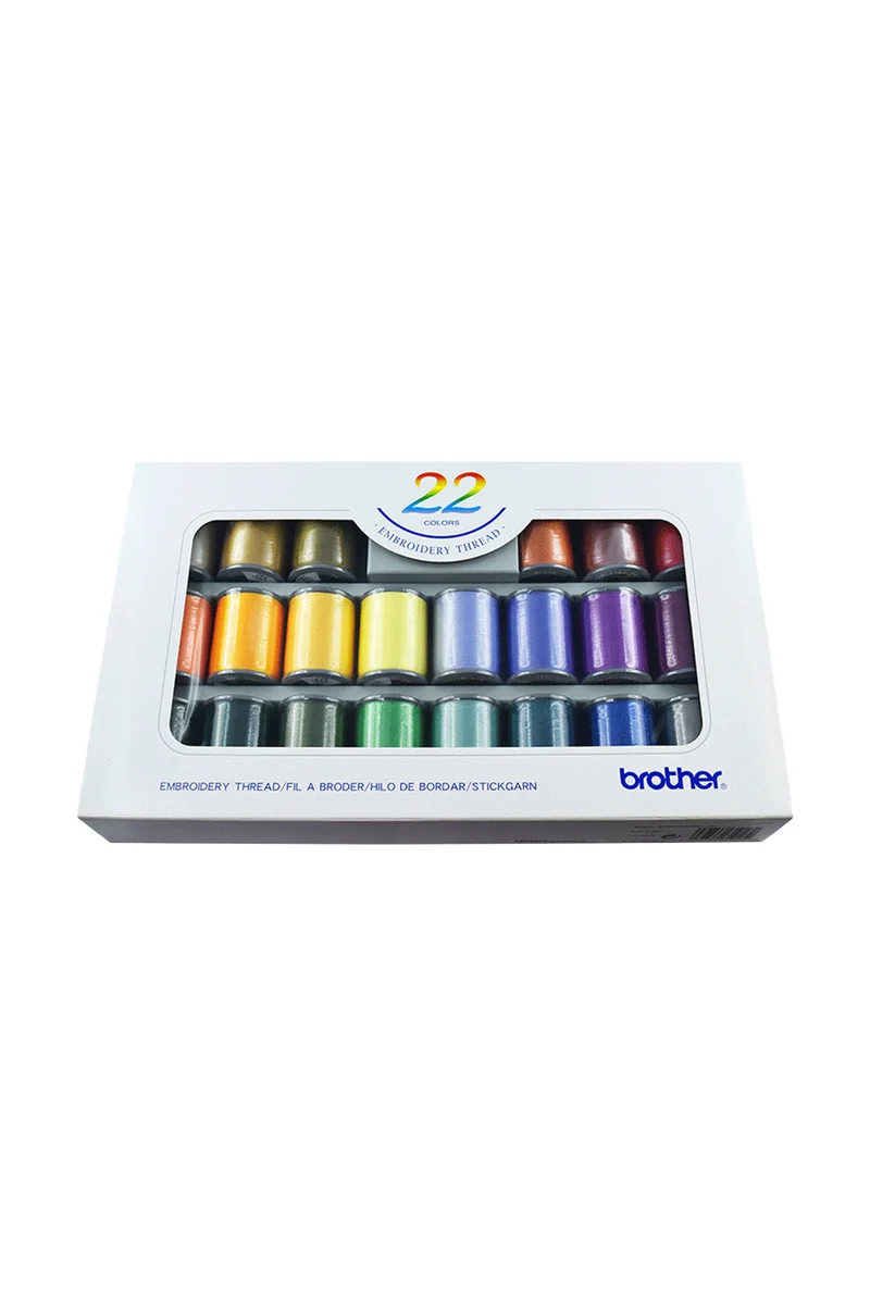 Brother Stickgarn-Set 22 Farben