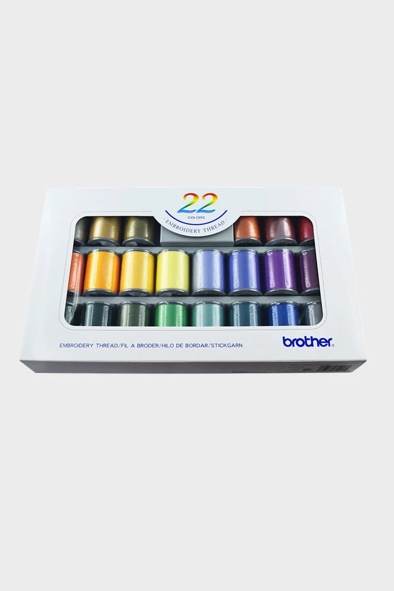 Brother Stickgarn-Set 22 Farben