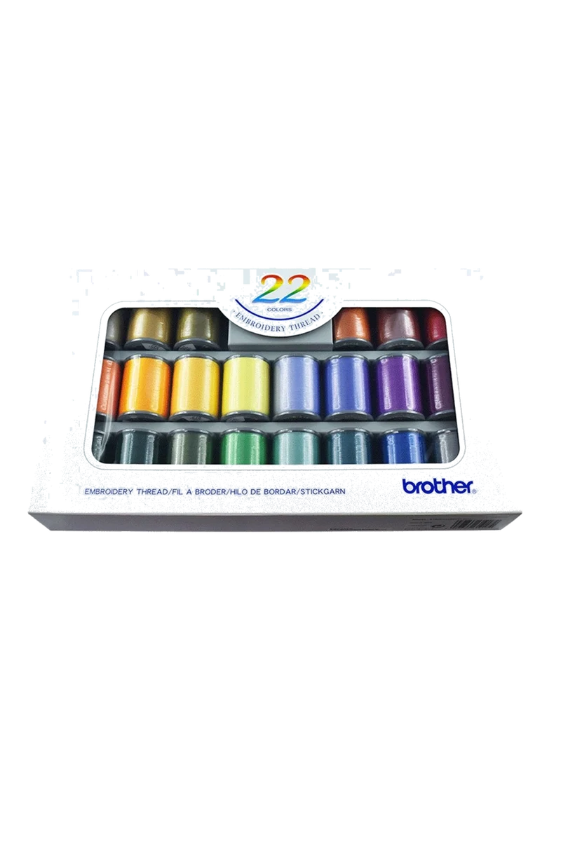 Brother Stickgarn-Set 22 Farben