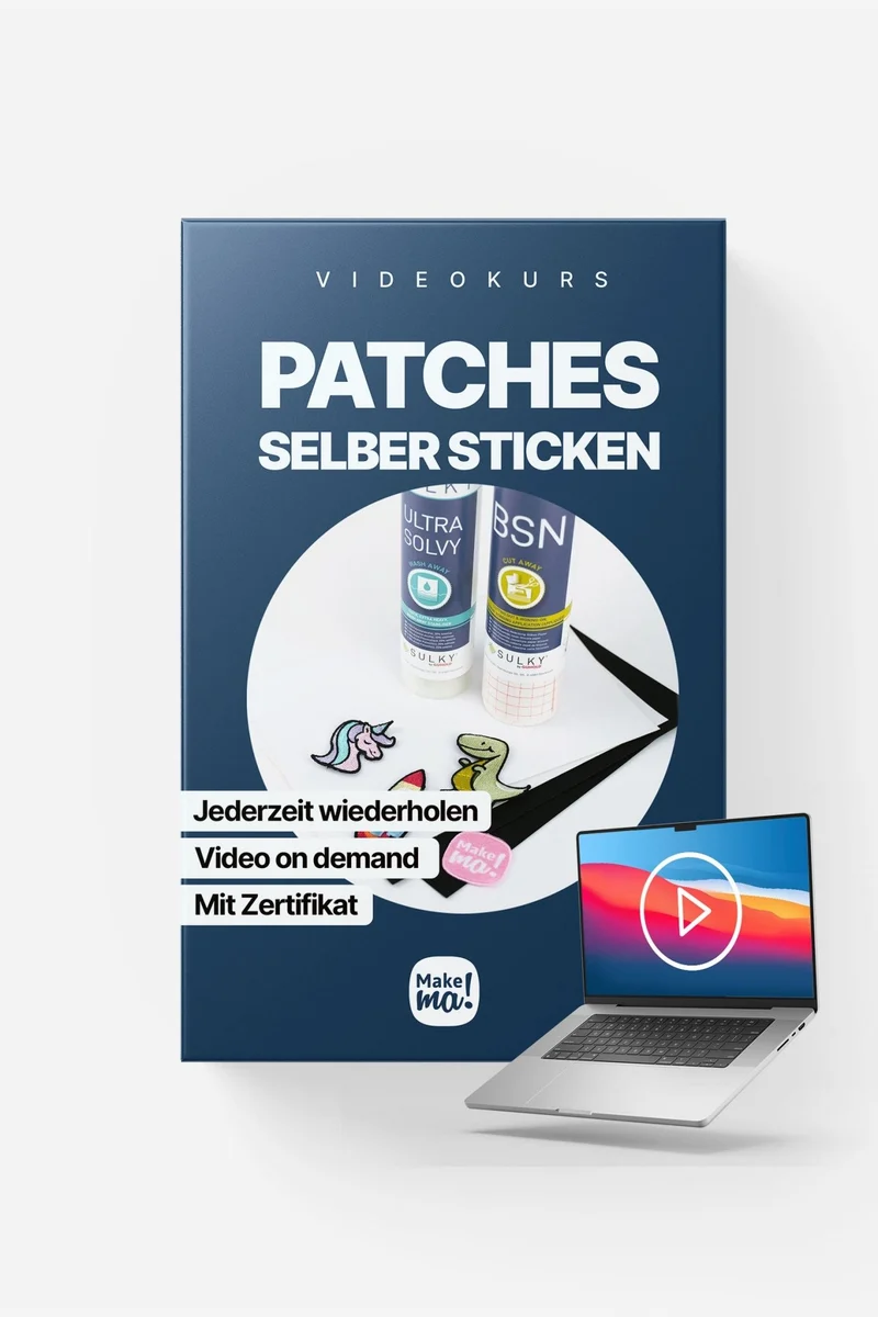 Patches selber sticken (Set)