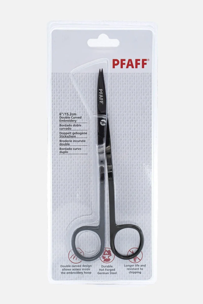PFAFF zweifach gebogene Stickschere