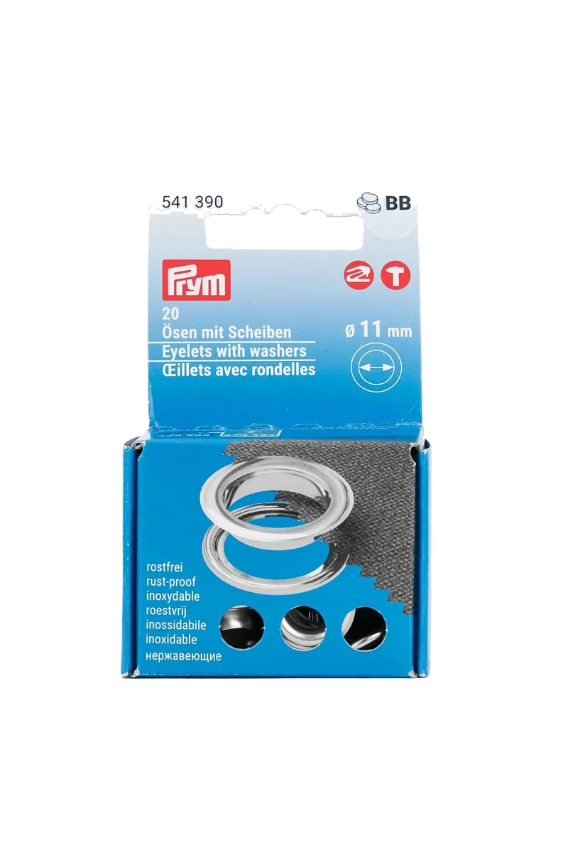 PRYM Ösen mit Scheiben mit Ø 11 mm und – 14 mm