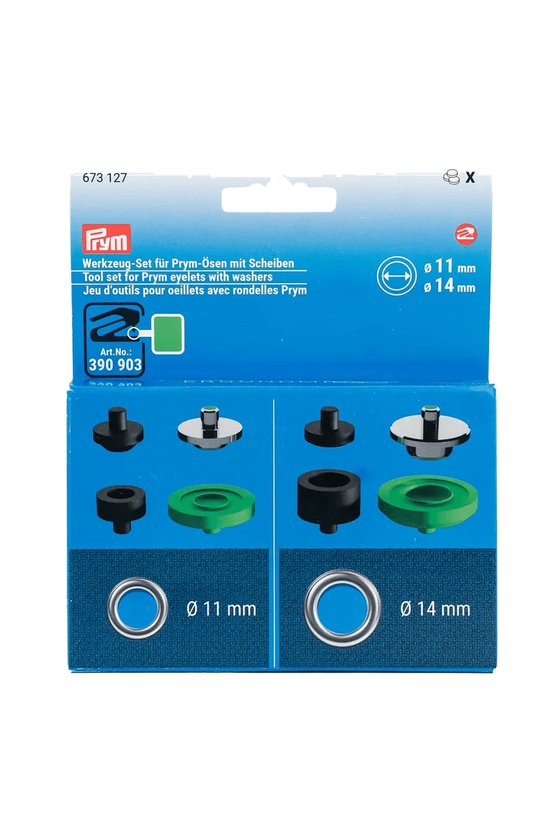 Prym Werkzeug-Set für Ösen – 11 & 14 mm