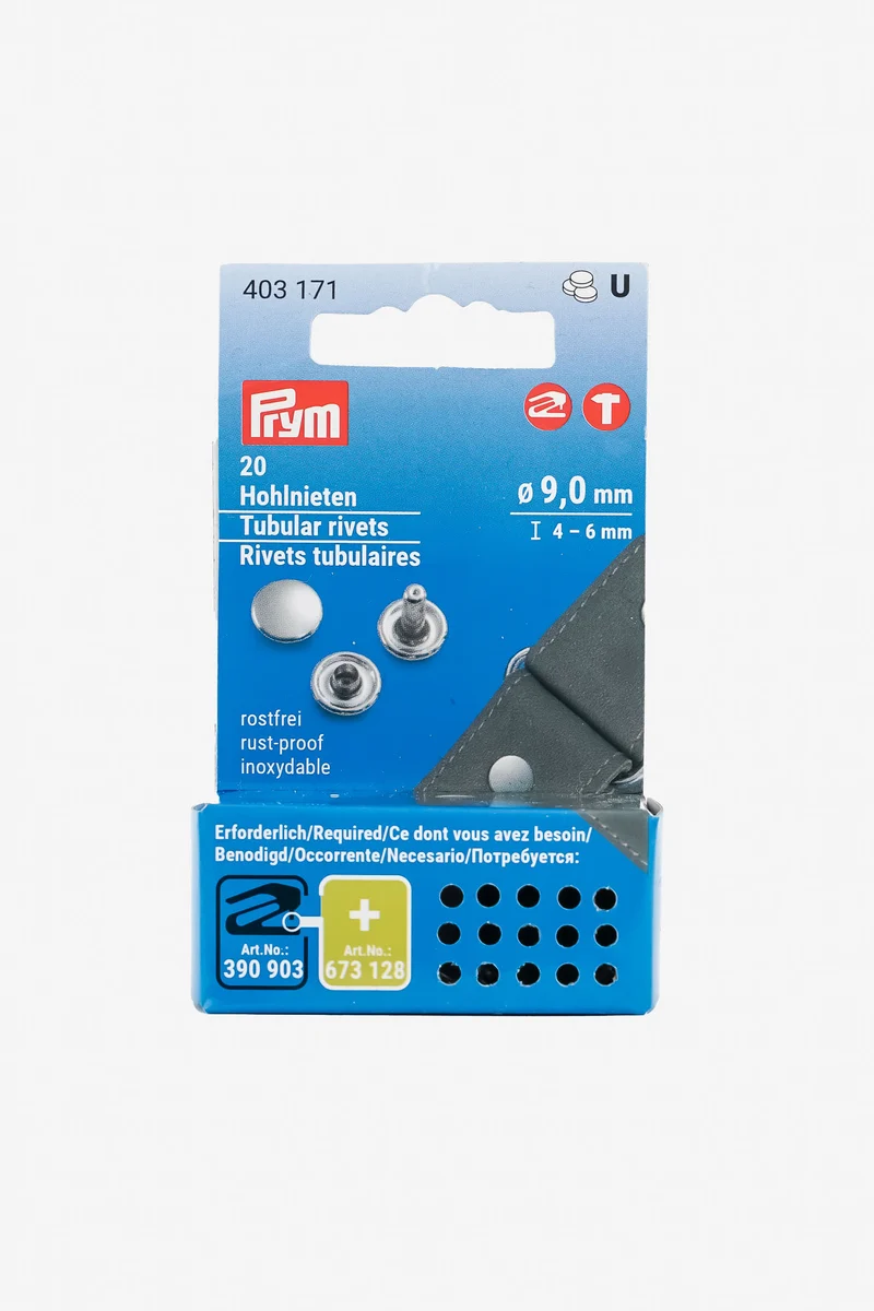 PRYM Hohlnieten mit Ø 7,5 mm und – 9 mm