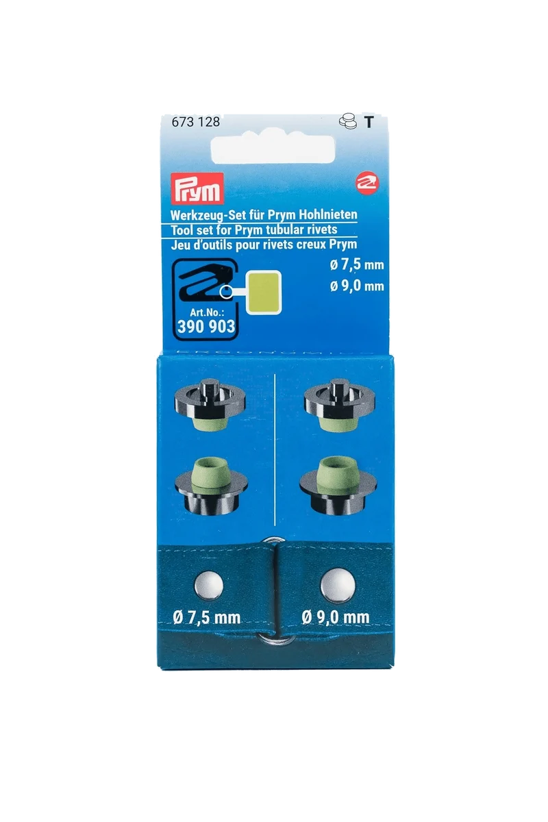 Prym Werkzeug-Set für Hohlnieten – 7,5 & 9 mm