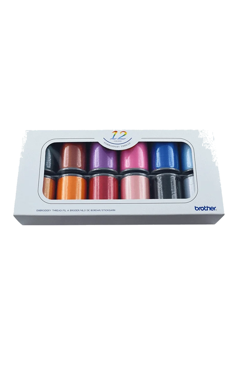 Brother Stickgarn-Set 12 Farben