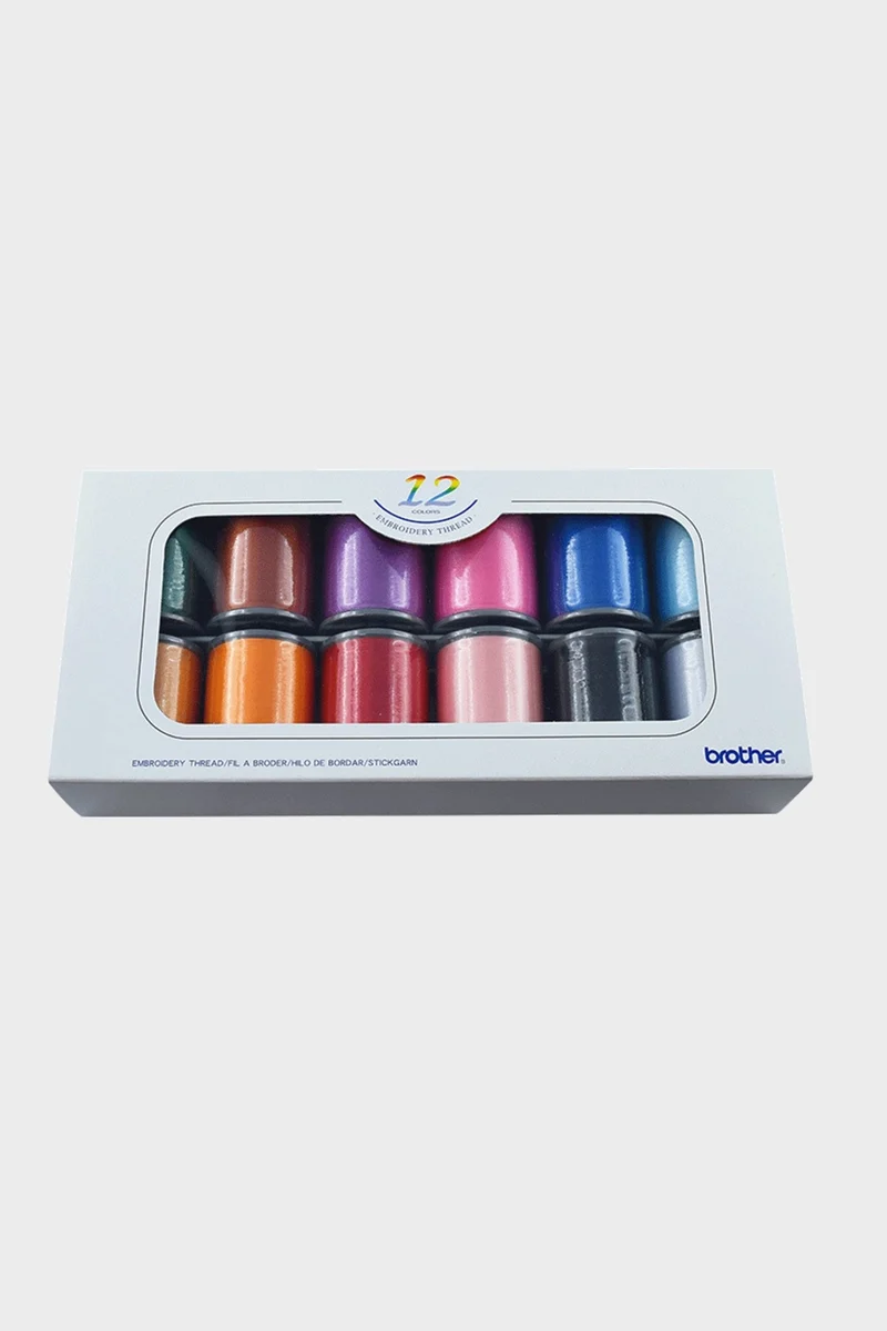 Brother Stickgarn-Set 12 Farben