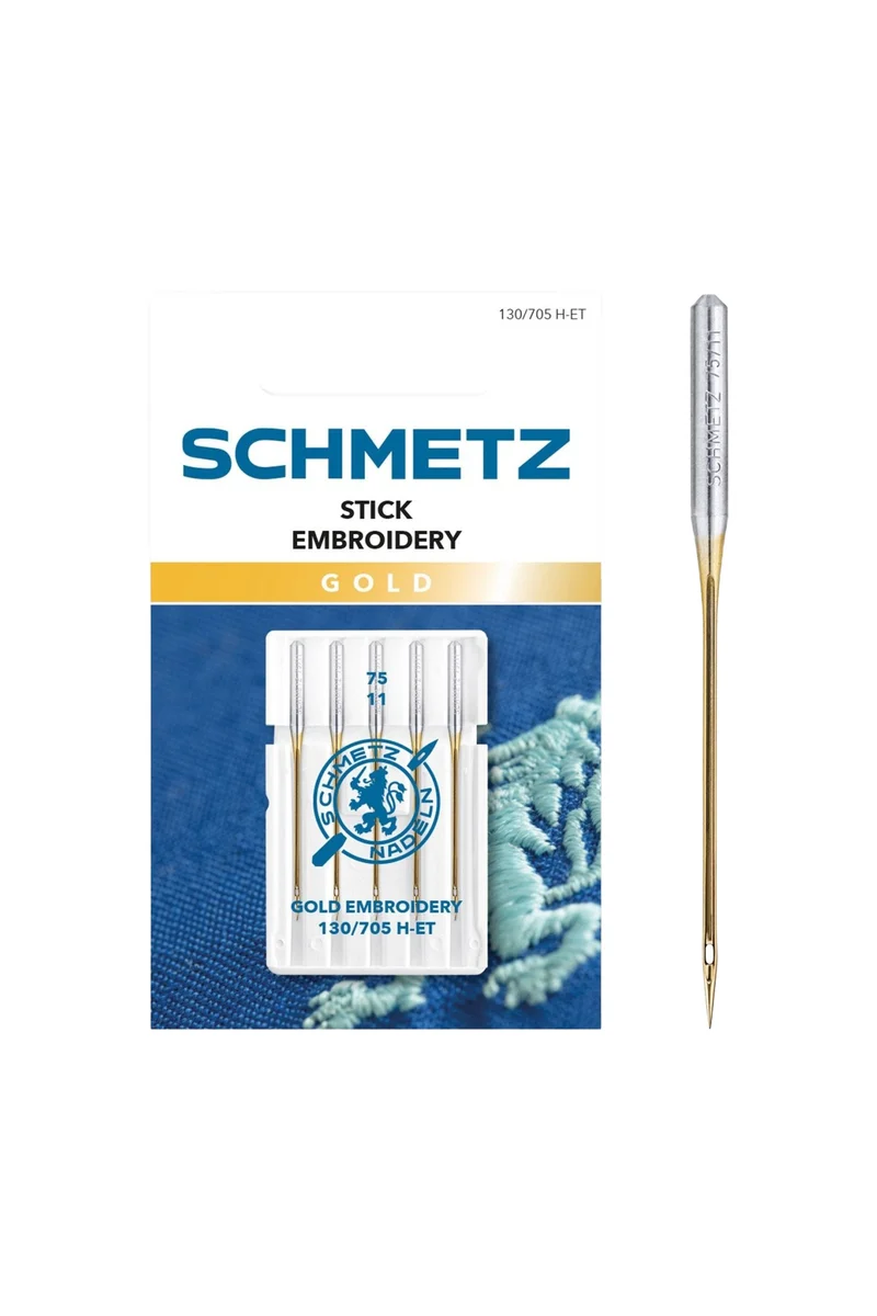 Schmetz Stick-Nadel GOLD | System 130 / 705 H-ET