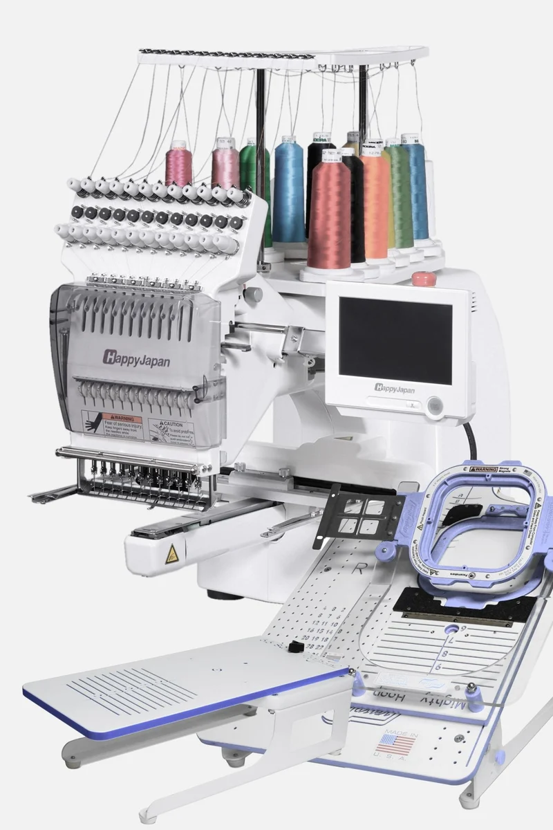 HAPPY HCS3-1201 12-Nadel-Stickmaschine