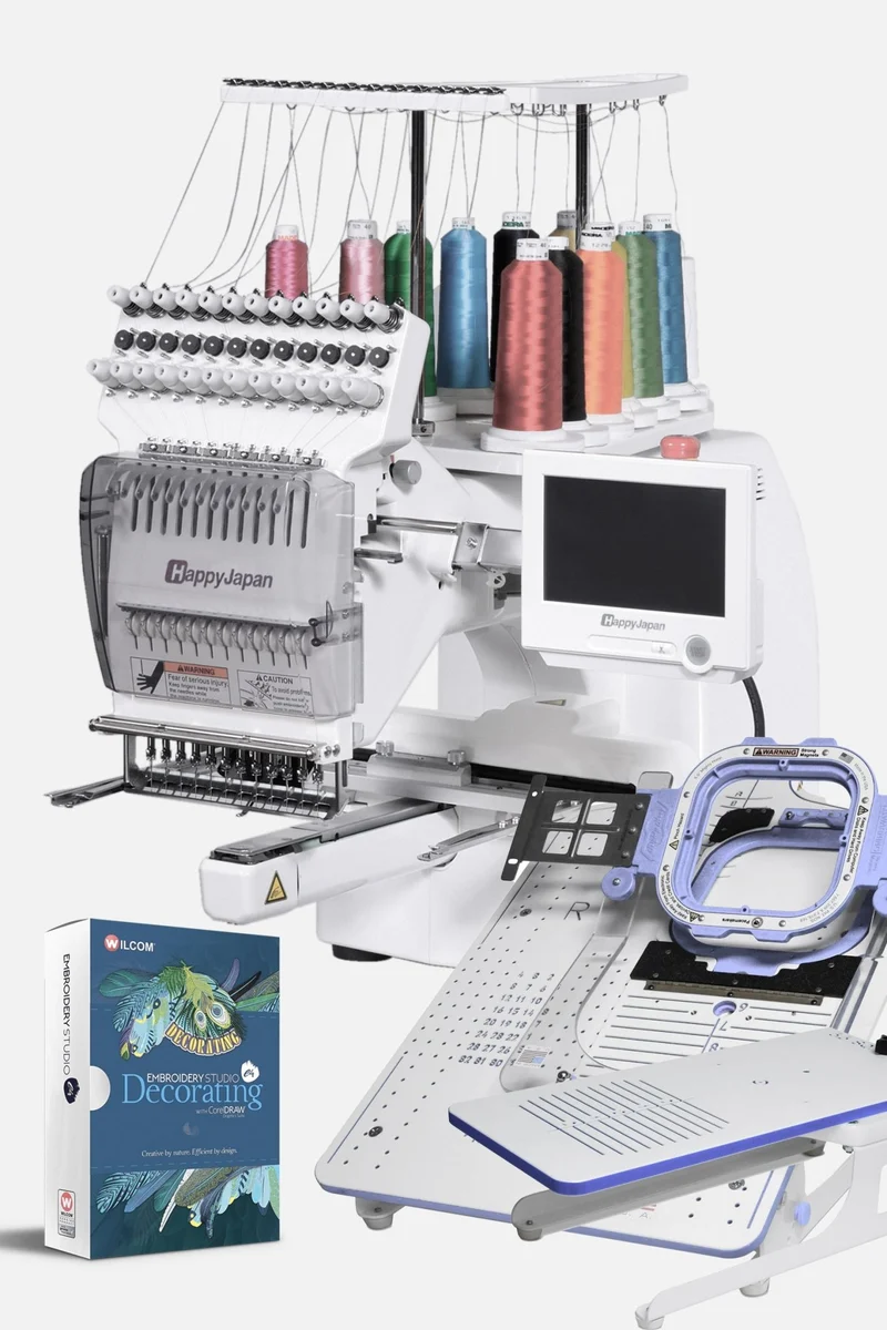 HAPPY HCS3-1201 12-Nadel-Stickmaschine