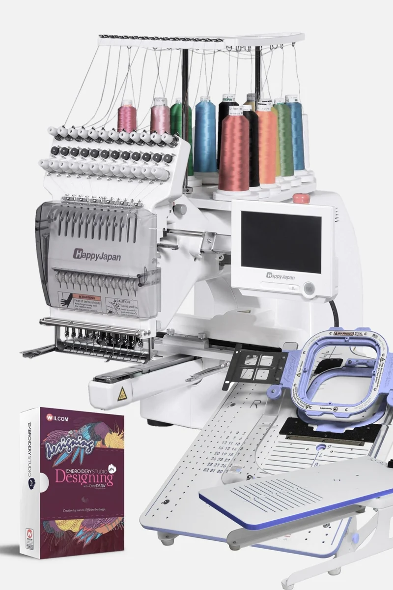 HAPPY HCS3-1201 12-Nadel-Stickmaschine
