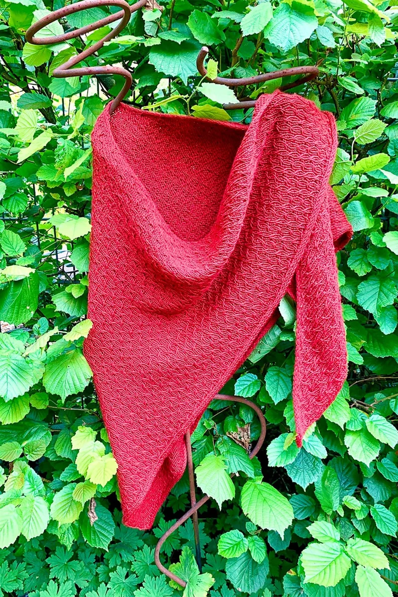 Strickanleitung Dreieckstuch Swanja (PDF)