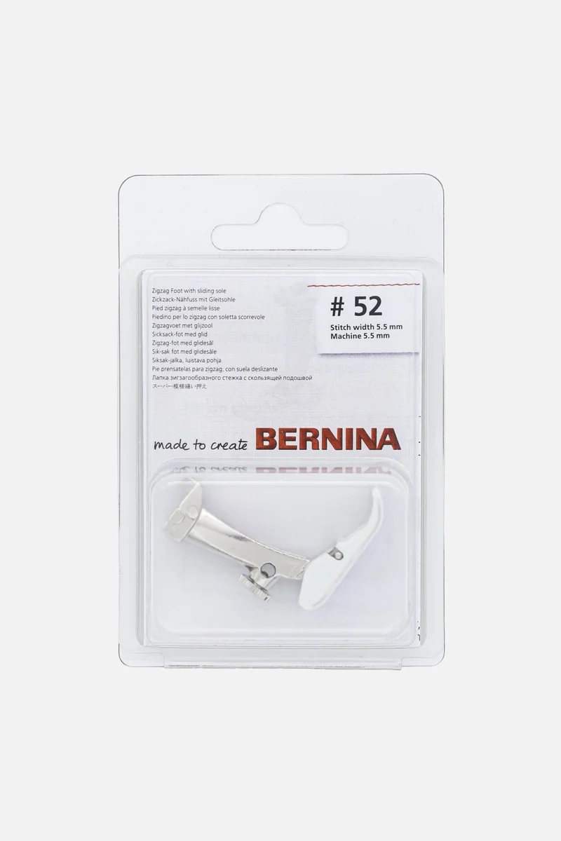 Bernina Zickzack-Nähfuß mit Gleitsohle #52
