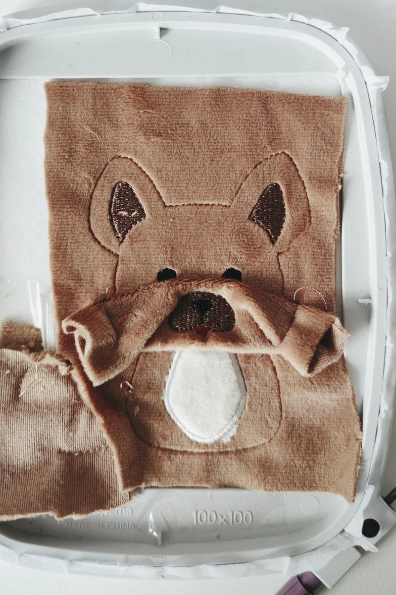 ITH Stickdatei Bulldogge