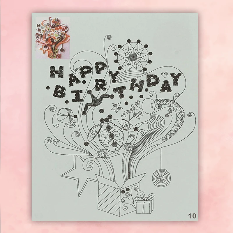 Art Addiction - Quilling Pattern Templates (18 pcs set)