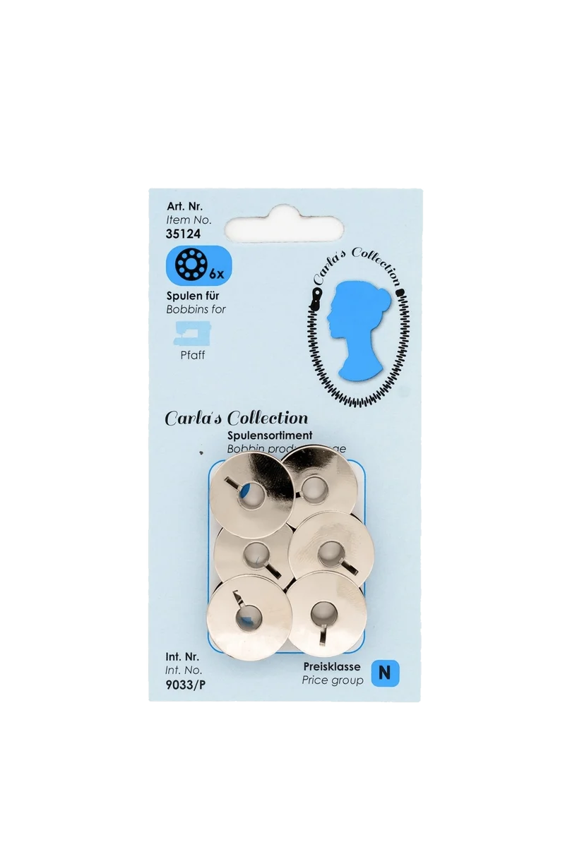 Carlas Collection Spulen für Pfaff aus Metall
