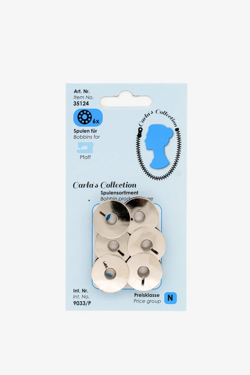 Carlas Collection Spulen für Pfaff aus Metall