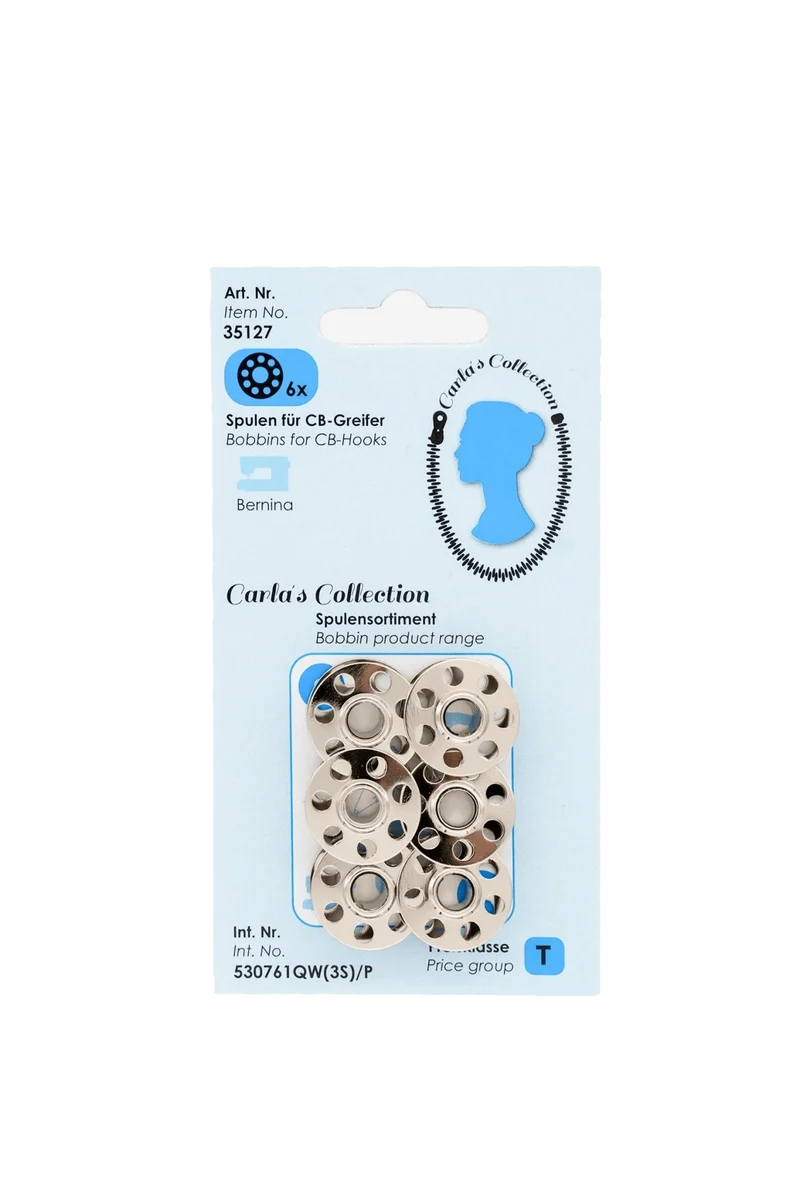 Carlas Collection Spulen für CB-Greifer von Bernina